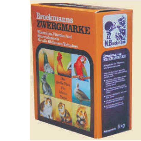 Brockmann's Zwergmarke - Mineralfutter für Tauben und Geflügel